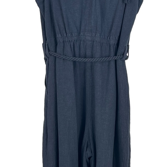 Wrap WOMEN'S HALTER TOP PANTS ROMPER WITH ROPE STRAPS AND BELT - Picture 8 of 16